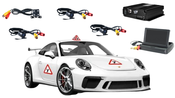 Видеонаблюдение для автошкол